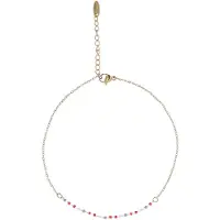 Usha Pulsera azul claro / oro / rojo