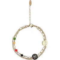 IZIA Pulsera oro / mezcla de colores