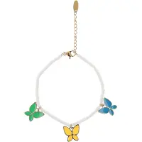 Mymo Pulsera azul / oro / verde / blanco