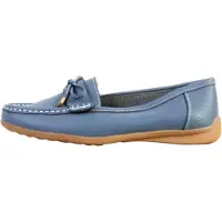 Super Mode Zapatillas 'LBS-Ledermokassin' azul denim