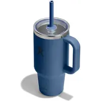 Hydroflask - Travel Tumbler Clear Lid - Vaso aislante size 946 ml, azul