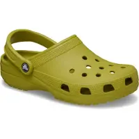 Crocs - Classic - Sandalias size M9 / W11, oliva/amarillo