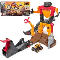 Spin Master Monster Jam Lanzador Pista Aplasta Y Bot Playset