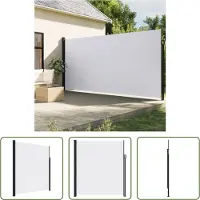 The Living Store Toldo enrollable "Living Store" para fachada, color blanco, dimensiones 220x300 cm