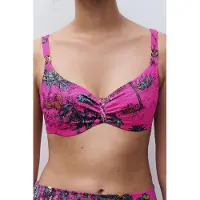 Chantelle Sw Bra Underw. Covering Pink Jungle Talla: F90 | Bikinis Outlet | Mujer | Rosa