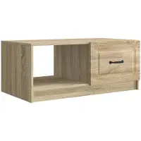 Syfax Mesa de Café Roble Sonoma 90 x 50 x 37 cm Madera de Ingeniería