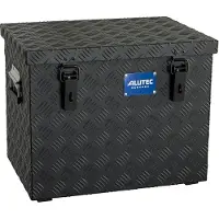 Alutec , caja de aluminio Extreme 70, color negro, 70 litros, (largo x ancho x alto) 500 x 350 x 400 mm