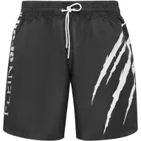 Plein sport Bermudas 'Scratch' negro / blanco