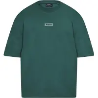 Dropsize Camiseta verde pastel / verde oscuro / negro