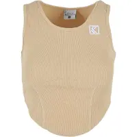 Karl kani Top beige / blanco
