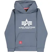 Alpha industries Sudadera azul ahumado / blanco