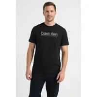 Calvin Klein Cp-double Logo T-shirt Black Talla: L | Camisetas Básicas Outlet | Hombre | Negro