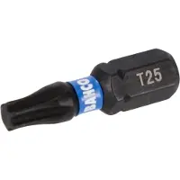 Bahco : Juego de 5 puntas de torsión de 1/4" para tornillos TX T35, de 25 mm, en blíster