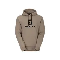 SCOTT - Hoody Icon L/S - Sudadera size L, beige/marrón