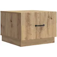 Syfax Mesa de Café Roble artisan 49 x 50 x 37 cm Madera de Ingeniería