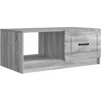 Syfax Mesa de Café Gris Sonoma 90 x 50 x 37 cm Madera de Ingeniería