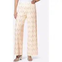 HEINE Pantalón marfil / champán