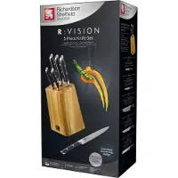 Richardson Sheffield R Vision RFR13000K358K20 Juego de cuchillos de 5 piezas con soporte