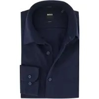 BOSS Camisa de negocios 'Hank' marino