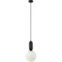 ITALUX ALDEVA PND-02340-1M-BK, lámpara colgante