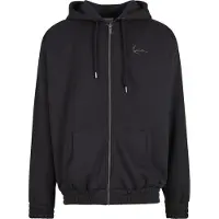 Karl kani Sudadera con cremallera negro / plata