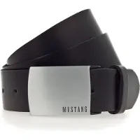 Mustang Cinturón negro / plata