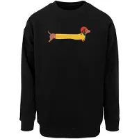 Merchcode Sudadera 'Christmas Dog' mezcla de colores / negro
