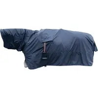 Kentucky Orificio para correas de establo para huracanes, cubierta impermeable para caballos, color azul, talla L