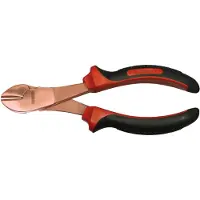 Ks Tools 962.0617, Alicates de corte diagonal, con componentes de berilio y cobre, 190 mm