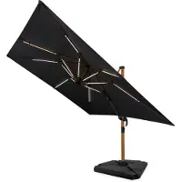 Vonroc Iluminación LED para parasol – 15 tiras de luz – Batería recargable 2600 mAh | Para GP501XX & GP506XX