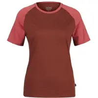 Stoic - Women's Merino155 LaholmSt. Raglan Shirt - Camiseta de merino size XL, rojo