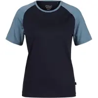 Stoic - Women's Merino155 LaholmSt. Raglan Shirt - Camiseta de merino size M, azul