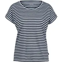 Stoic - Women's Merino155 LaholmSt. Loose Shirt Striped - Camiseta de merino size XS, gris/azul