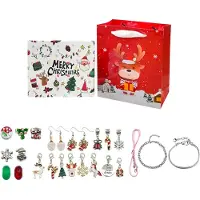 Generics Calendario de Adviento 2025 para mujeres y niñas – Cuenta atrás de 24 días con collares, anillos y pendientes – Regalo de Navidad y set de sorpresas