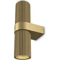 Maytoni Aplique de Pared DYNAMICS, color dorado, altura 23 cm, metal arriba/abajo