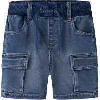 Name it - Kid's Ben Baggy Denim Shorts - Pantalones cortos size 116, azul