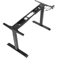 Stema Estructura eléctrica para mesa o escritorio PRATO 04-2T, 2 motores, ajuste eléctrico de altura, longitud regulable, patas de 2 segmentos,