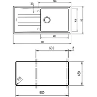 Teka Piedra 60 L-tg 1c 1e Rectangular