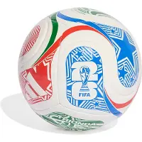 Adidas adidasBalón Copa Mundial de la FIFA 26 Trionda Club 5 White / Vivid Red / Glow Blue / Green Unisex