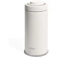 Intex Bomba de filtración C600 de 12V para piscinas, con capacidad de 2271 litros y filtro de cartuchos (modelo 26604GN)