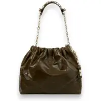 Ba&sh para mujer. 2H25CFMV Bolso de piel June caqui (OSFA), Casual, Verde, outlet 2026.