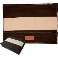 Generisch Cama para perros a rayas, 122 cm, 117 x 75 cm, 2 unidades, color marrón/crema, cómoda y duradera