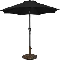 OEM Parasol redondo, inclinable, de 10/14 kg, ideal para exteriores y balcones