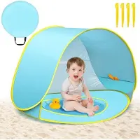 OEM Sombrilla automática con protección UV 50+, ideal para viajes, familias y excursiones a la playa