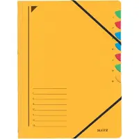 Leitz carpeta clasificadora amarilla (7 pestañas)