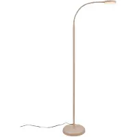 Briloner Lámpara de pie LED regulable con función táctil, ideal para iluminación de lectura en salones
