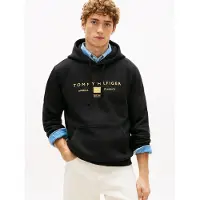 Tommy Hilfiger Sudadera 'BRAND LOVE' negro / blanco