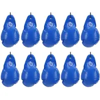Gistuch 10 unidades de pesos para cubiertas de piscina, bolsas de agua de PVC, anticongelante, para nadar en invierno, bolsa colgante para piscinas elevadas, color azul