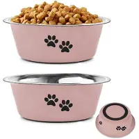 OEM Alfombrilla antideslizante para perros, 2 piezas, capacidad de 860 ml