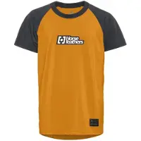 Horsefeathers - Kid's Spike Bike Jersey - Maillot de ciclismo size M, naranja